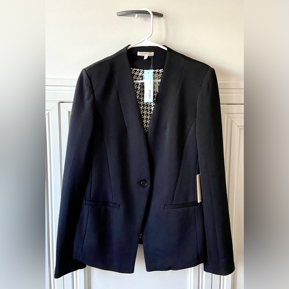 🟠 41 HAWTHORNE BLACK DORIE STRETCH BLAZER - BRAND NEW 🟠